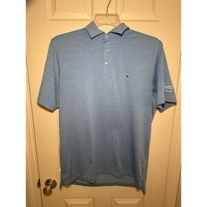 Men's Vineyard Vines Blue striped Performance Polo size M